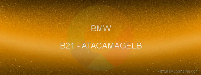 Pintura Bmw B21 Atacamagelb