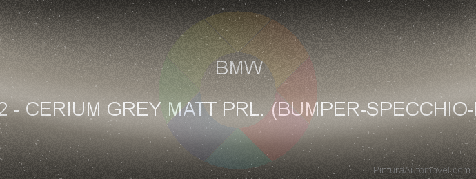 Pintura Bmw BU0912 Cerium Grey Matt Prl. (bumper-specchio-ruote