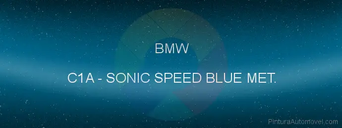 Pintura Bmw C1A Sonic Speed Blue Met.