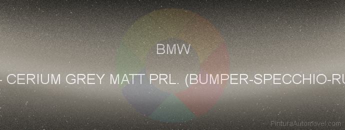 Pintura Bmw C1E Cerium Grey Matt Prl. (bumper-specchio-ruote