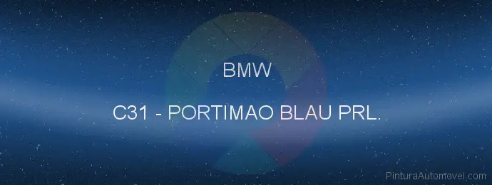 Pintura Bmw C31 Portimao Blau Prl.