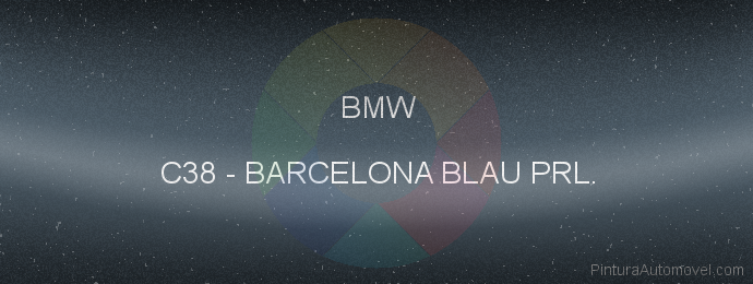 Pintura Bmw C38 Barcelona Blau Prl.