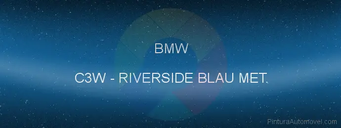 Pintura Bmw C3W Riverside Blau Met.