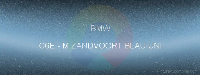 Pintura Bmw C6E M Zandvoort Blau Uni