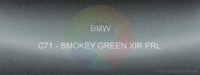 Pintura Bmw C71 Smokey Green Xir Prl.