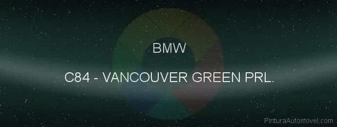 Pintura Bmw C84 Vancouver Green Prl.