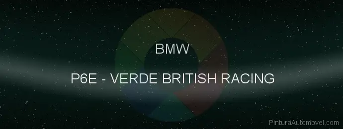 Pintura Bmw P6E Verde British Racing