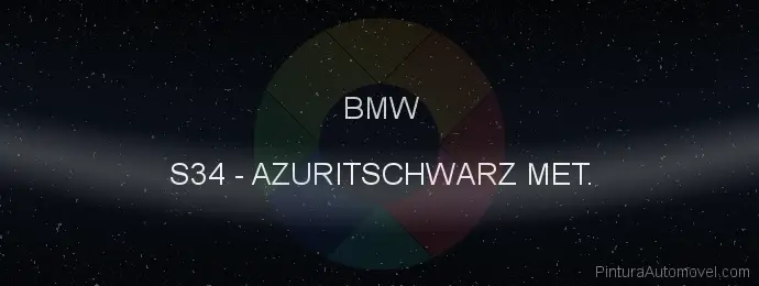 Pintura Bmw S34 Azuritschwarz Met.