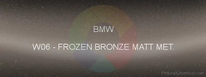 Pintura Bmw W06 Frozen Bronze Matt Met.