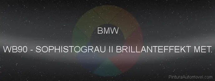 Pintura Bmw WB90 Sophistograu Ii Brillanteffekt Met.