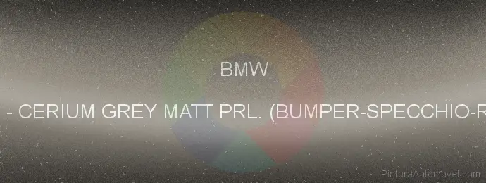 Pintura Bmw WC1E Cerium Grey Matt Prl. (bumper-specchio-ruote