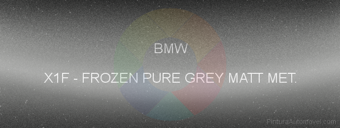 Pintura Bmw X1F Frozen Pure Grey Matt Met.