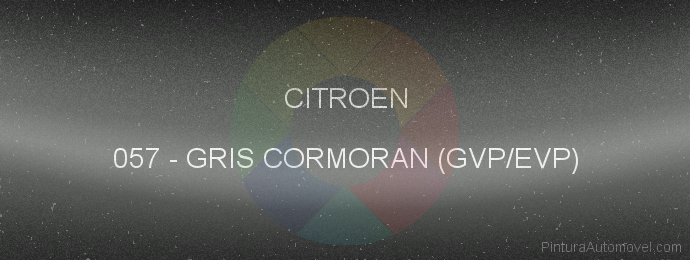 Pintura Citroen 057 Gris Cormoran (gvp/evp)