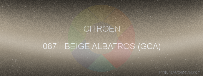 Pintura Citroen 087 Beige Albatros (gca)