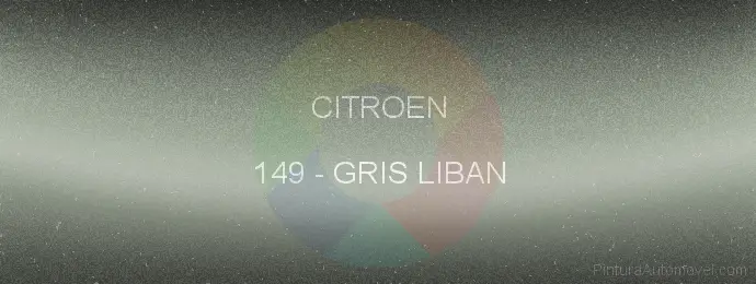 Pintura Citroen 149 Gris Liban