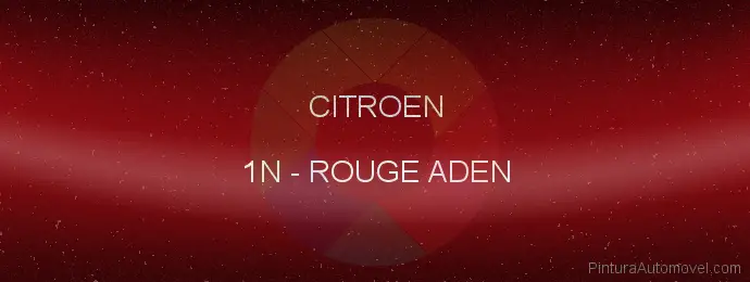 Pintura Citroen 1N Rouge Aden