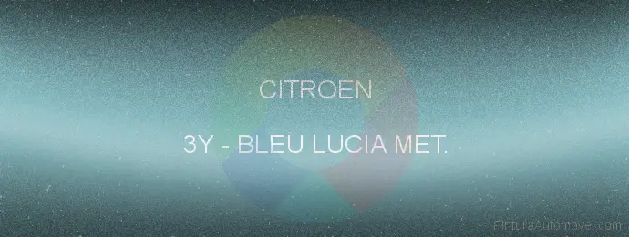 Pintura Citroen 3Y Bleu Lucia Met.
