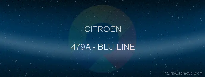 Pintura Citroen 479A Blu Line