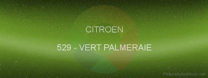 Pintura Citroen 529 Vert Palmeraie