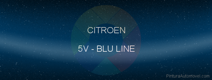 Pintura Citroen 5V Blu Line