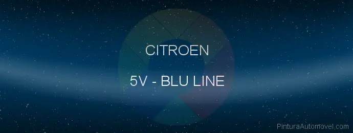 Pintura Citroen 5V Blu Line