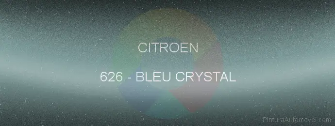 Pintura Citroen 626 Bleu Crystal