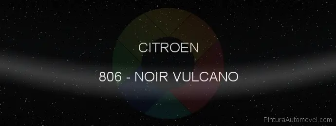 Pintura Citroen 806 Noir Vulcano