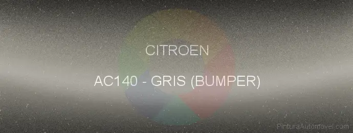 Pintura Citroen AC140 Gris (bumper)