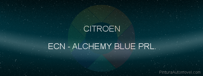 Pintura Citroen ECN Alchemy Blue Prl.