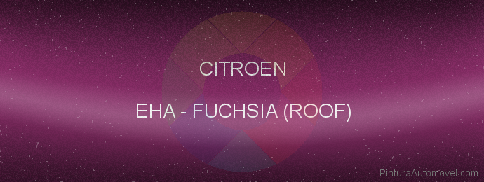 Pintura Citroen EHA Fuchsia (roof)