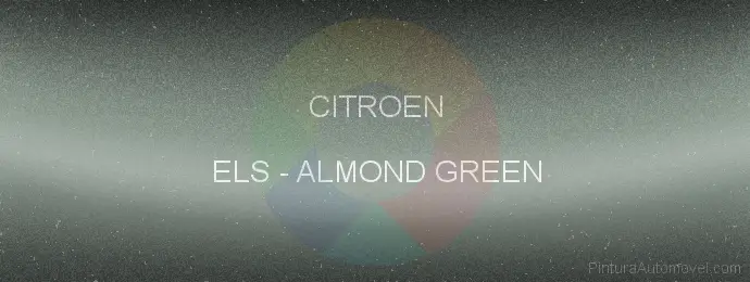 Pintura Citroen ELS Almond Green