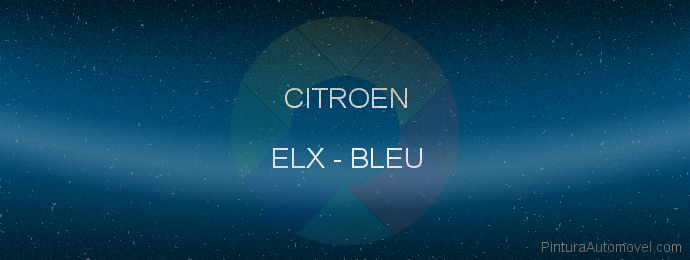 Pintura Citroen ELX Bleu