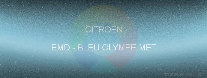 Pintura Citroen EMD Bleu Olympe Met.