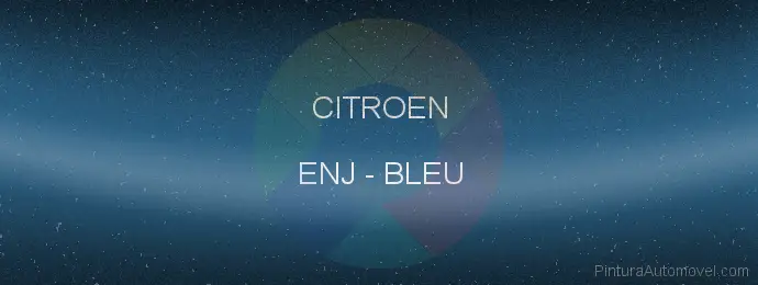 Pintura Citroen ENJ Bleu