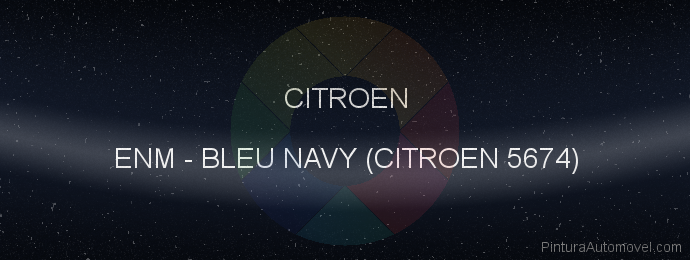 Pintura Citroen ENM Bleu Navy (citroen 5674)