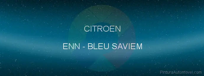 Pintura Citroen ENN Bleu Saviem