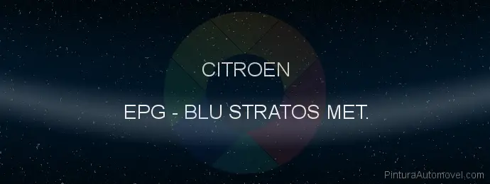 Pintura Citroen EPG Blu Stratos Met.