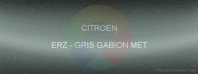 Pintura Citroen ERZ Gris Gabion Met.