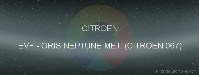 Pintura Citroen EVF Gris Neptune Met. (citroen 067)