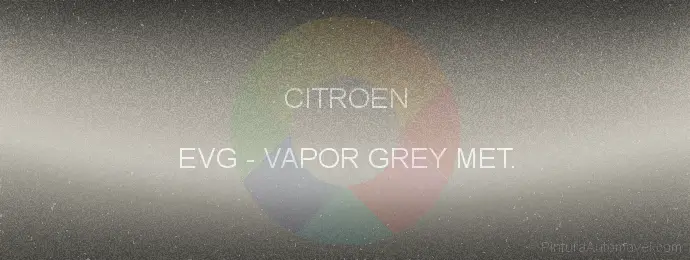 Pintura Citroen EVG Vapor Grey Met.