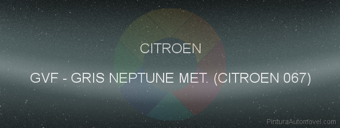 Pintura Citroen GVF Gris Neptune Met. (citroen 067)