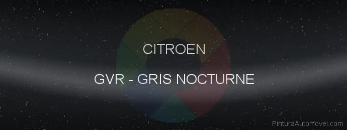 Pintura Citroen GVR Gris Nocturne