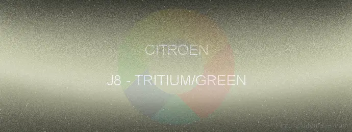 Pintura Citroen J8 Tritium/green
