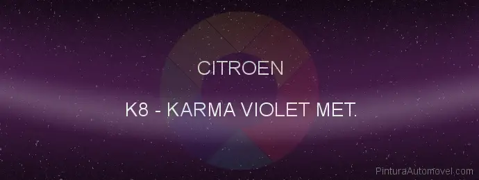 Pintura Citroen K8 Karma Violet Met.