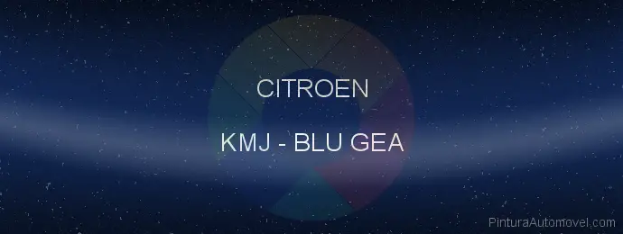 Pintura Citroen KMJ Blu Gea