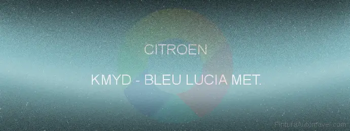 Pintura Citroen KMYD Bleu Lucia Met.