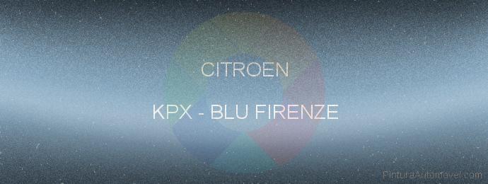 Pintura Citroen KPX Blu Firenze