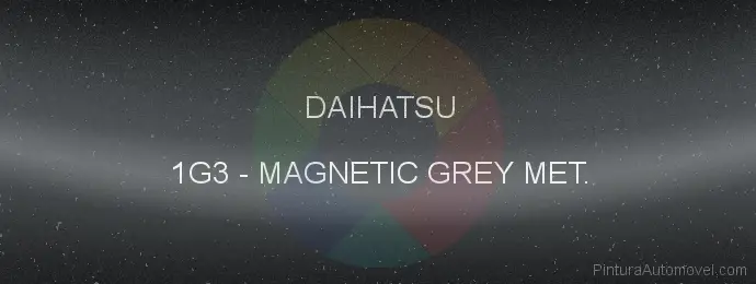 Pintura Daihatsu 1G3 Magnetic Grey Met.