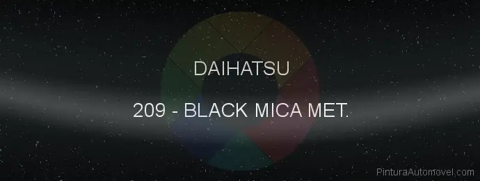 Pintura Daihatsu 209 Black Mica Met.