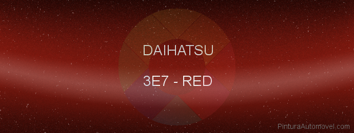 Pintura Daihatsu 3E7 Red